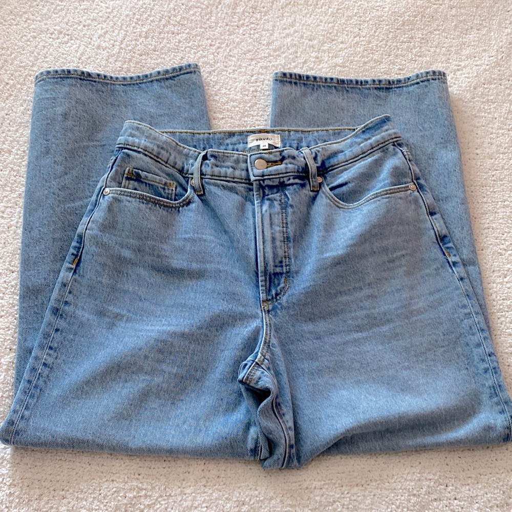 LOFT Rivete High Rise Wide Leg Crop - Picture 4 of 7